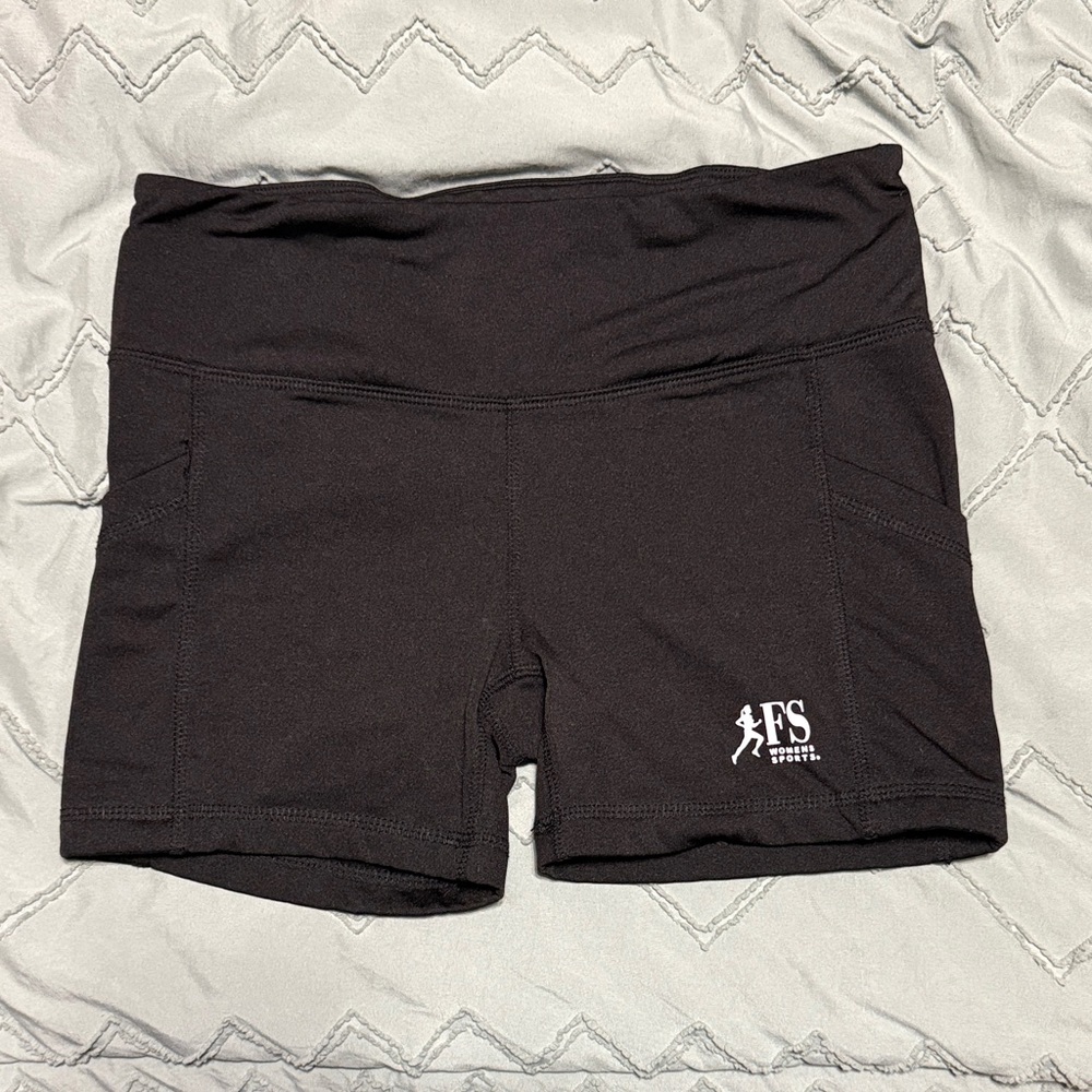 Women's Black Running Shorts